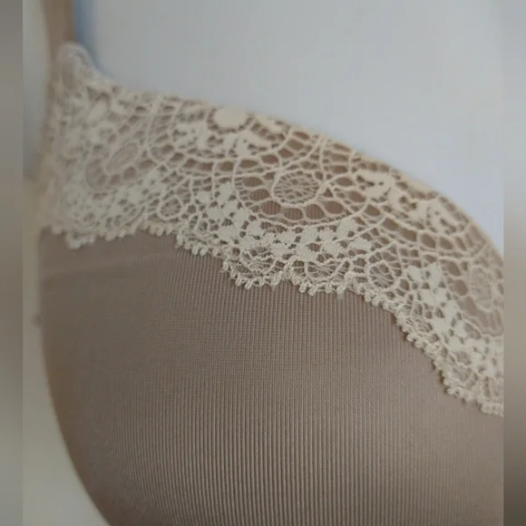 πLane Bryant Cacique Beige Balconette Bra 42C NWT π - Picture 8 of 11